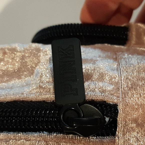 NWOT Women's Victoria's Secret Pink Mini Luxe Velvet Backpack - Picture 5 of 6